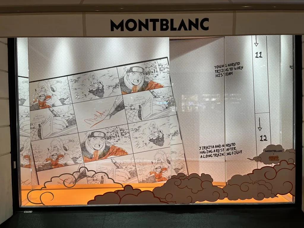 Montblanc · Décor de vitrine